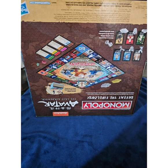 Monopoly Avatar The Last Airbender Board Game By Hasbro For Ages 8+ - Picture 4 of 8
